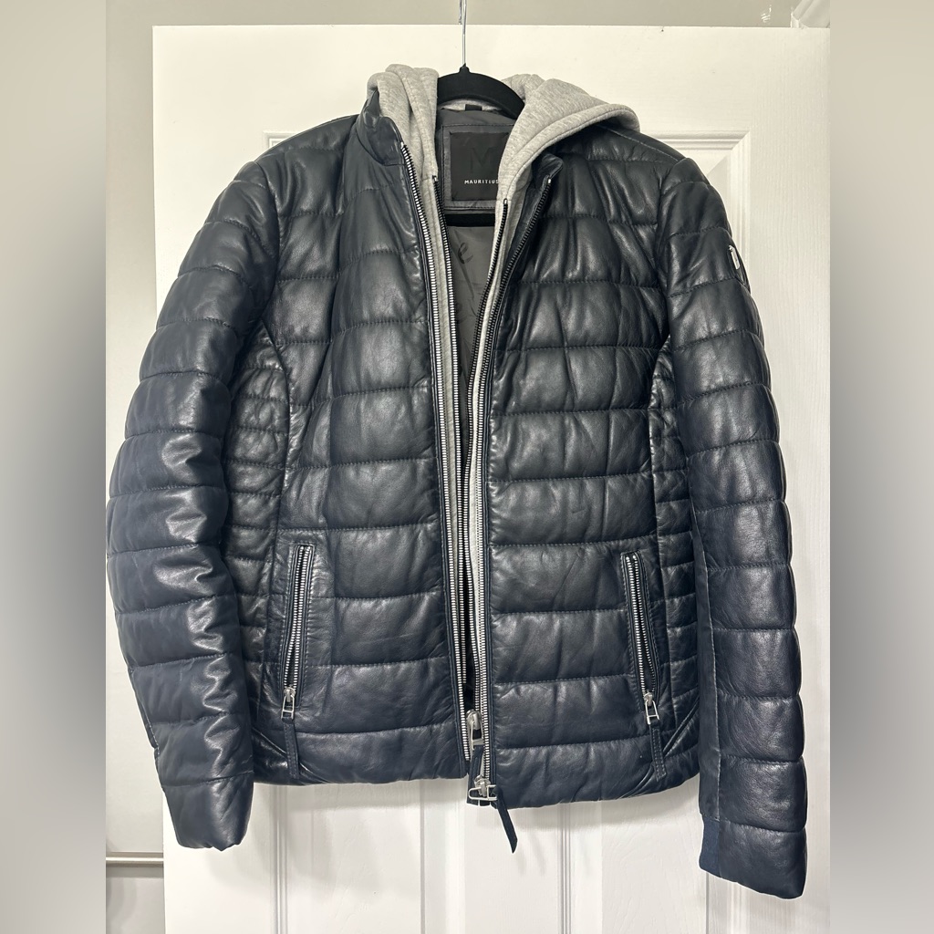 Mauritius Robin Navy Lambleather Jacket “Read Description”
